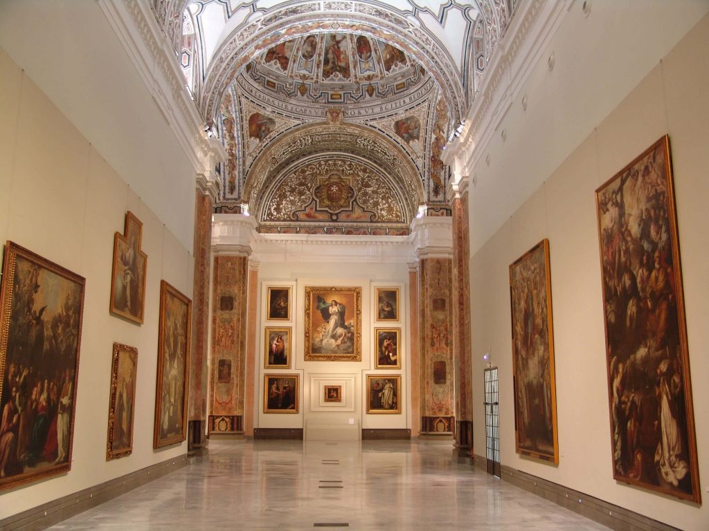 Guia turistica por el museo de Bellas Artes de Svilla - Iglesia